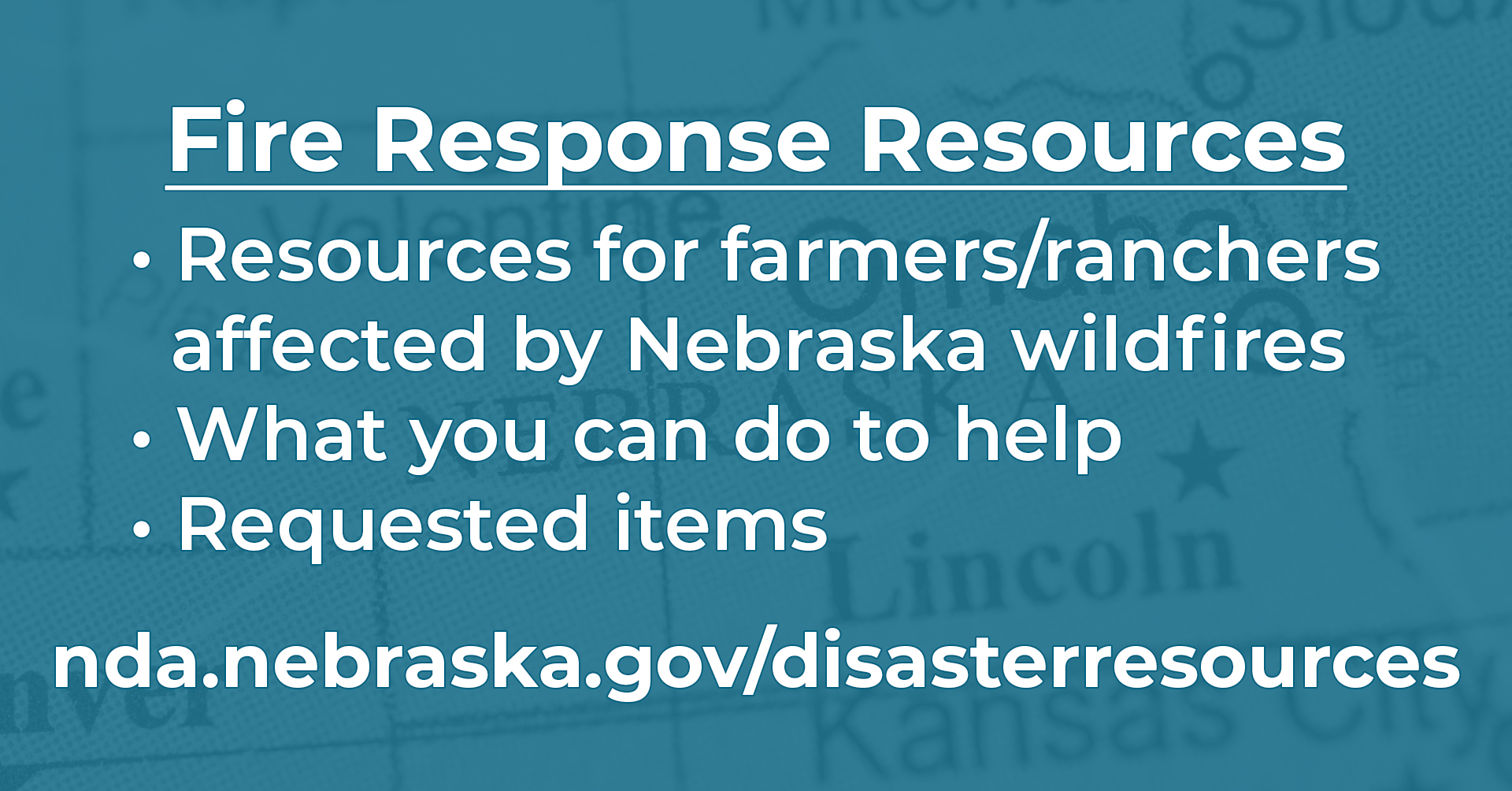Nebraska Disaster Resources